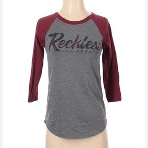 Reckless Los Angeles 3/4 sleeve T-shirt